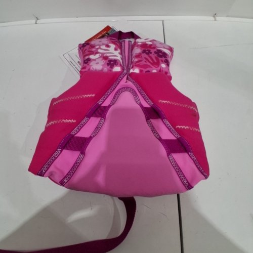 KIDS HYPERLITE WAKE CO. LIFE JACKET PERSONAL FLOATATION DEVICE - CHILD 33LBS-55LBS - PINK image 4