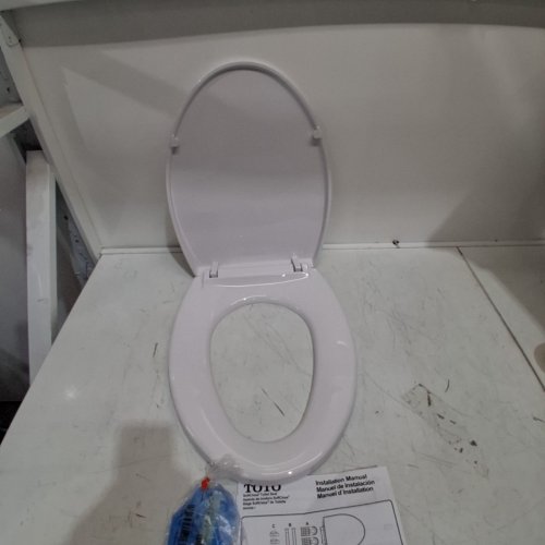 TOTO SOFTCLOSE ELONGATED TOILET SEAT - COTTON WHITE (MODEL: SS114#01) image 2