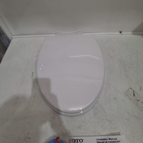 TOTO SOFTCLOSE ELONGATED TOILET SEAT - COTTON WHITE (MODEL: SS114#01) image 3