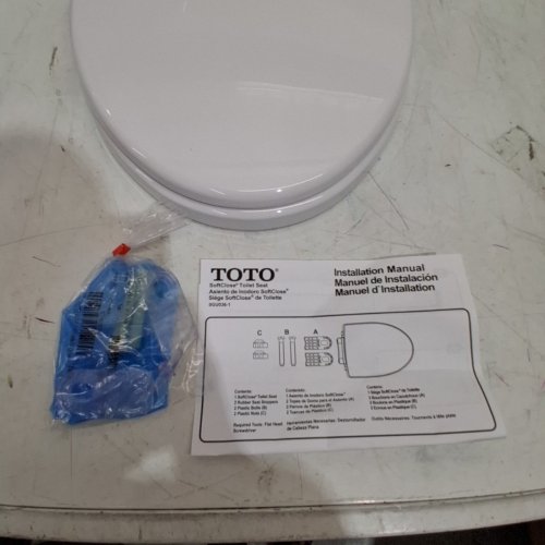 TOTO SOFTCLOSE ELONGATED TOILET SEAT - COTTON WHITE (MODEL: SS114#01) image 4
