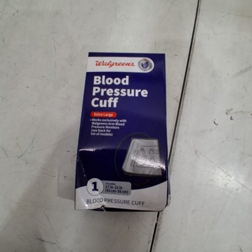 WALGREENS EXTRA LARGE BLOOD PRESSURE CUFF FOR SELECT MONITORS - FITS 17" - 22" ARMS (model: 655329/w10233-1122-l) image 2