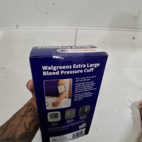 WALGREENS EXTRA LARGE BLOOD PRESSURE CUFF FOR SELECT MONITORS - FITS 17" - 22" ARMS (model: 655329/w10233-1122-l) image 3