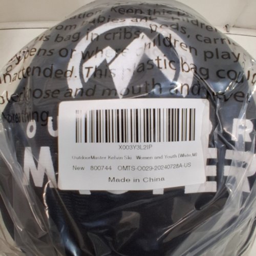 UNISEX OUTDOORMASTER KELVIN SKI & SNOWBOARD HELMET - MEDIUM - WHITE image 3