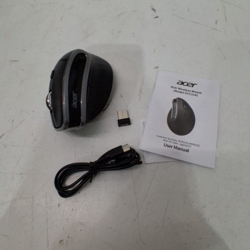 ACER WIRELESS VERTICAL ERGONOMIC MOUSE - BLACK (MODEL: OCC314) image 3