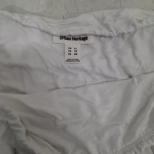 WOMEN'S URBAN HERITAGE RUFFLED SKIRT - EXTRA LARGE - WHITE image 3