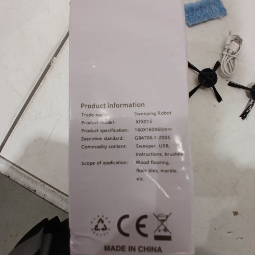 MINI VACUUM ROBOT - PINK (MODEL: XFX015) image 3