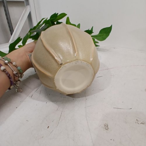 HEARTH AND HAND LARGE PHILODENDRON PLANT IN DECORATIVE POT -BEIGE/GREEN image 6