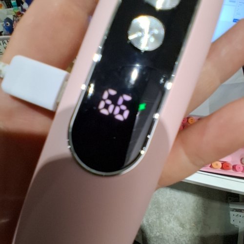 WOMEN'S SMOOTH ELECTRIC WATERPROOF BIKINI TRIMMER FOR SENSITIVE SKIN - PINK image 2