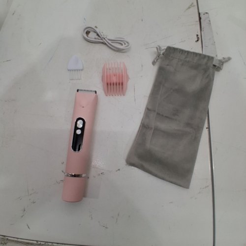 WOMEN'S SMOOTH ELECTRIC WATERPROOF BIKINI TRIMMER FOR SENSITIVE SKIN - PINK image 3