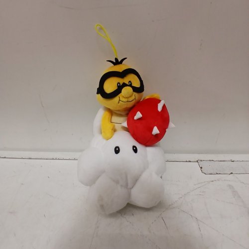 NINTENDO HANGING SUPER MARIO LAKITU WITH SPINY PLUSH ORNAMENT - MULTICOLOUR image 3