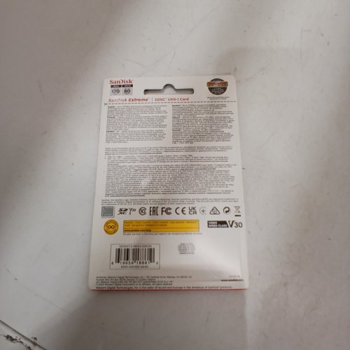 SANDISK 64GB EXTREME SDXC UHS-I CARD - C10, U3, V30, 4K UHD, SD CARD (MODEL: SDSDXV2-064G-GNCIN) image 3