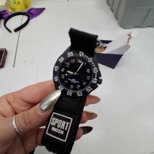 ADULTS ACCUTIME SPORT WATCH - 40 MM- BLACK image 4