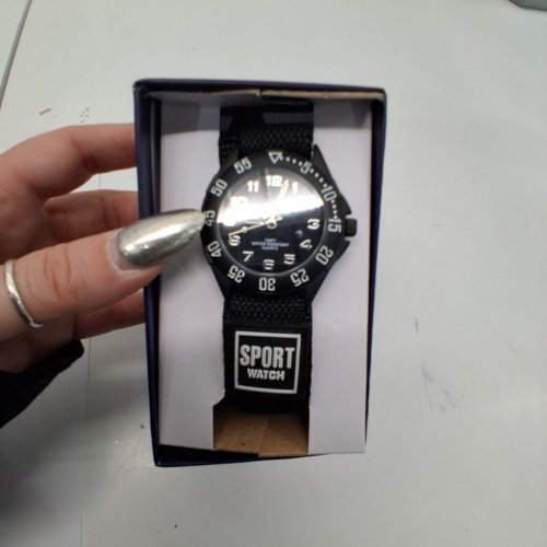 ADULTS ACCUTIME SPORT WATCH - 40 MM- BLACK image 6