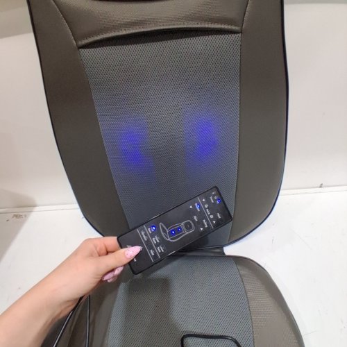 SNAILAX SHIATSU NECK & BACK MASSAGER MASSAGE CHAIR PAD WITH HEAT - SL-233 image 2