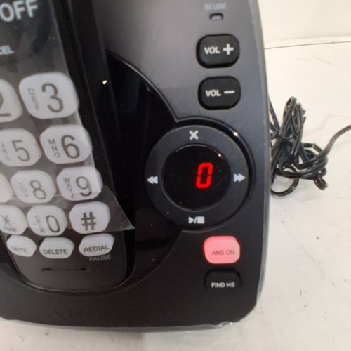 VTECH DECT 6.0 CORDLESS PHONE CALL ANSWERING SYSTEM WITH CALLER ID/CALL WAITING - BLACK (MODEL: CS6224-11) image 2