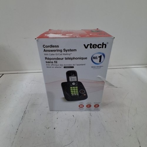 VTECH DECT 6.0 CORDLESS PHONE CALL ANSWERING SYSTEM WITH CALLER ID/CALL WAITING - BLACK (MODEL: CS6224-11) image 4