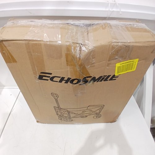 ECHOSMILE PORTABLE FOLDING WAGON WITH WHEELS - 6.84 CU.FT - BLACK (MODEL: GCC080BKBD) image 4