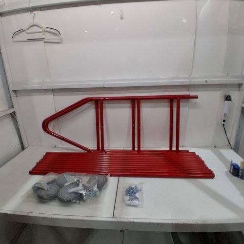 CHAMPION SPORTS DELUXE PRO BALL CART - RED (MODEL: BRCPRO) image 3
