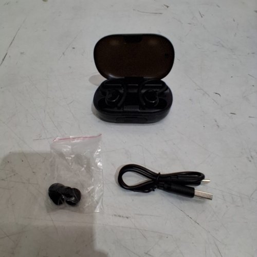 TRUE WIRELESS BLUETOOTH EARBUDS - BLACK (MODEL: Q22) image 2