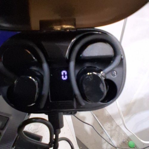 TRUE WIRELESS BLUETOOTH EARBUDS - BLACK (MODEL: Q22) image 3