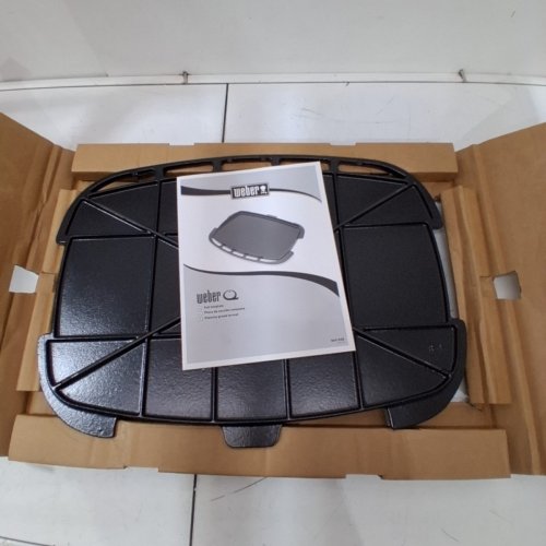 WEBERNON STICK CAST IRON GRIDDLE - FITS Q 2800N+ GAS GRILL - BLACK (MODEL: 3400248) image 2