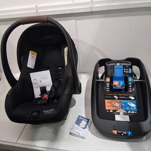 MAXI-COSI MICO LUXE+ INFANT CAR SEAT, LIGHTWEIGHT, EASY INSTALL WITH MAXILOCK - 30LB MAX - BLACK (MODEL: 22366CDBK) image 3