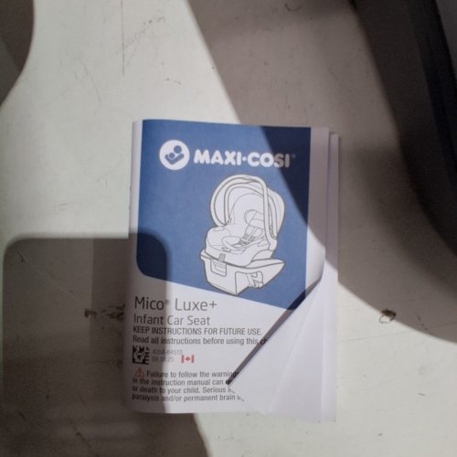 MAXI-COSI MICO LUXE+ INFANT CAR SEAT, LIGHTWEIGHT, EASY INSTALL WITH MAXILOCK - 30LB MAX - BLACK (MODEL: 22366CDBK) image 4
