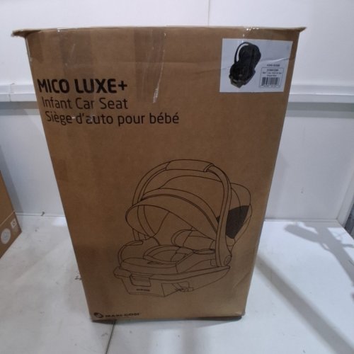 MAXI-COSI MICO LUXE+ INFANT CAR SEAT, LIGHTWEIGHT, EASY INSTALL WITH MAXILOCK - 30LB MAX - BLACK (MODEL: 22366CDBK) image 9