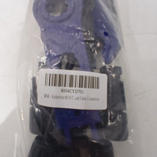 RUIKARHOP MC4 SOLAR Y BRANCH 2-TO-1 CABLE CONNECTORS - BLUE AND BLACK image 4