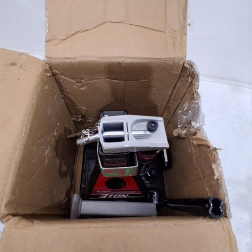 POWERBUILT 3 TON ALL IN ONE BOTTLE JACK WITH STAND FOR CARS/TRUCKS/SUV AUTO CONSTRUCTION FRAMING FLOOR WORK 11" - 21" - BLACK (MODEL: 640912) image 2