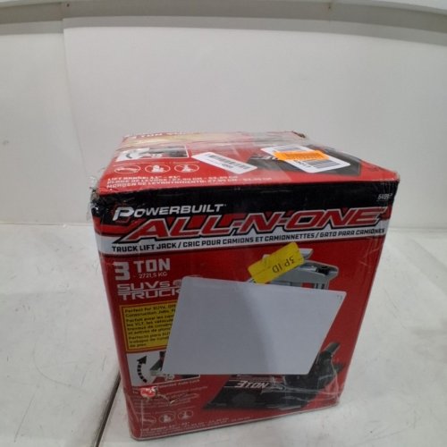 POWERBUILT 3 TON ALL IN ONE BOTTLE JACK WITH STAND FOR CARS/TRUCKS/SUV AUTO CONSTRUCTION FRAMING FLOOR WORK 11" - 21" - BLACK (MODEL: 640912) image 4
