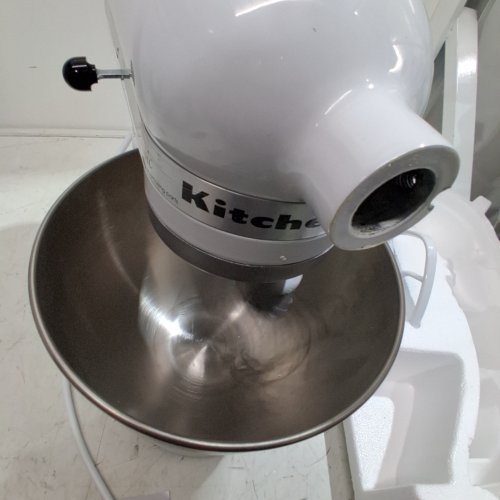 KITCHEN AID TILT-HEAD STAND MIXER - 5 QT, 120 V, 275W MAX - WHITE (MODEL: K45SSWH) image 2
