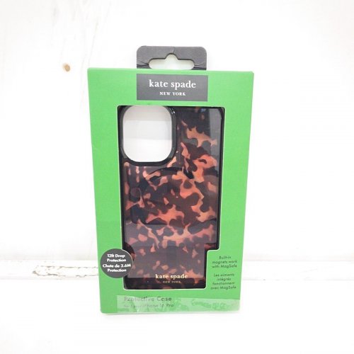 KATE SPADE PROTECTIVE PHONE CASE WITH MAGSAFE FOR IPHONE 16 PRO - TRANSPARENT TORTOISE image 5