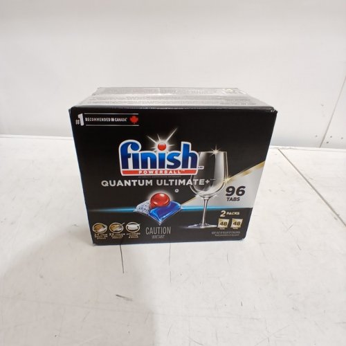 2PK FINISH QUANTUM ULTIMATE DISHWASHER DETERGENT TABLETS - 96 TABS image 2