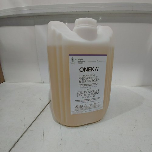 ONEKA NOURISHING SHOWER GEL & HAND SOAP - ANGELICA & LAVENDER - 19.5 L image 2