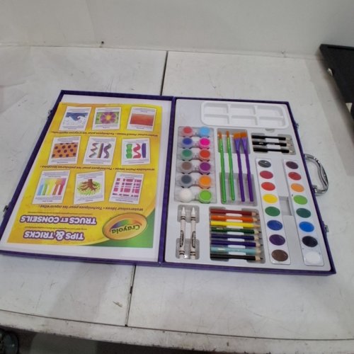 65PC CRAYOLA TABLE TOP EASEL & ART KIT - ASSORTED image 2