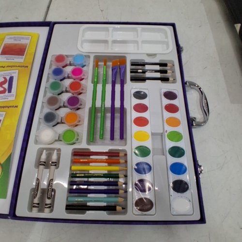 65PC CRAYOLA TABLE TOP EASEL & ART KIT - ASSORTED image 3