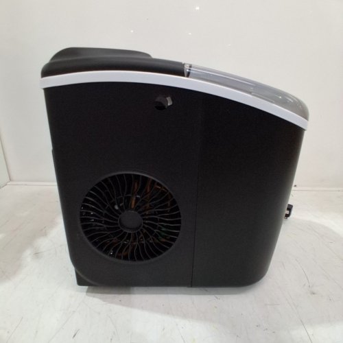 SIMZLIFE COUNTERTOP ICE MAKER MACHINE WITH HANDLE, BASKET AND SCOOP - MAKES 26 LBS PER DAY - BLACK (MODEL: IM003-BBL-CAZX) image 5