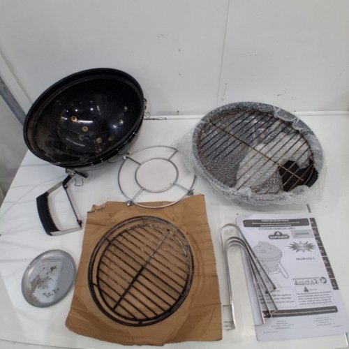 NAPOLEON PORTABLE 150IN² COOKING AREA STURDY 4-LEG DESIGNCHARCOAL KETTLE GRILL - 14" - BLACK (MODEL: NK14K-LEG-3) image 2