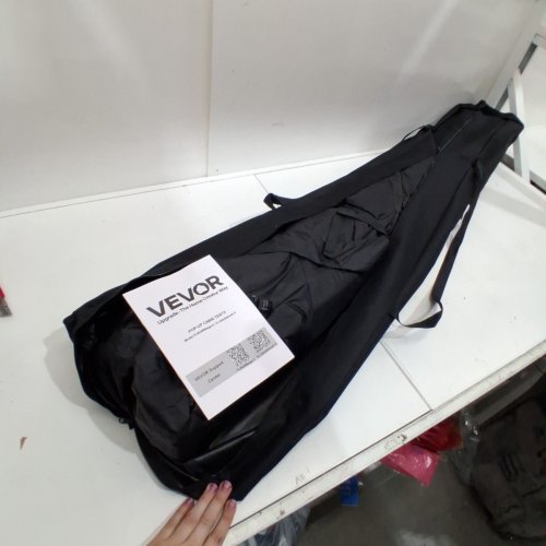 PORTABLE 4 PERSON POP-UP CABIN TENT WITH CARRYING BAG - 57" X 6.9" X 6.9" - BEIGE / BLACK (MODEL: YL90X90BEIGE-5) image 3
