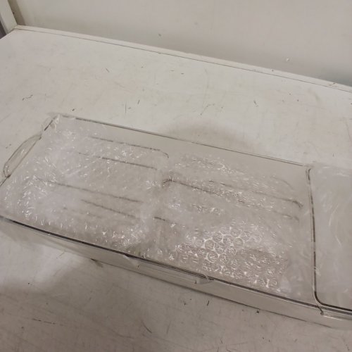 11PC PLASTIC STACKABLE STORAGE ORGANIZER - CLEAR image 3