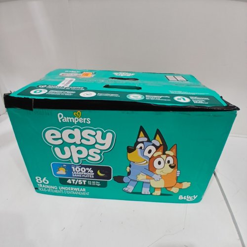 86PK PAMPERS EASY UPS POTTY TRAINING UNDERWEAR FOR TODDLERS - SIZE 4T-5T - BLUE image 3