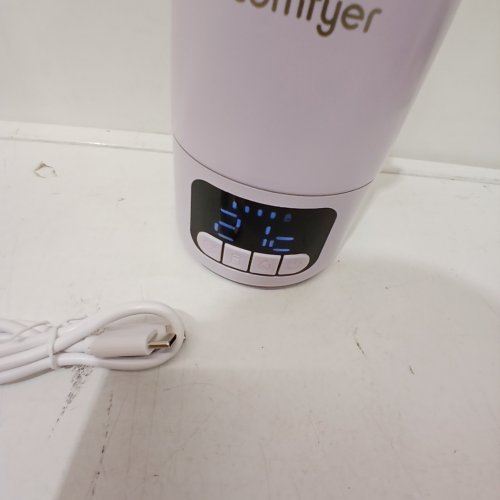 COMFYER BABY 2-IN-1 PORTABLE BABY BOTTLE WARMER PRO WITH BUILT-IN STERILIZER, DUAL MODES FOR MILK & WATER - 17OZ - PURPLE (MODEL: BW02) image 2