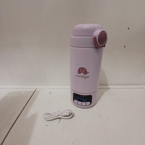 COMFYER BABY 2-IN-1 PORTABLE BABY BOTTLE WARMER PRO WITH BUILT-IN STERILIZER, DUAL MODES FOR MILK & WATER - 17OZ - PURPLE (MODEL: BW02) image 3