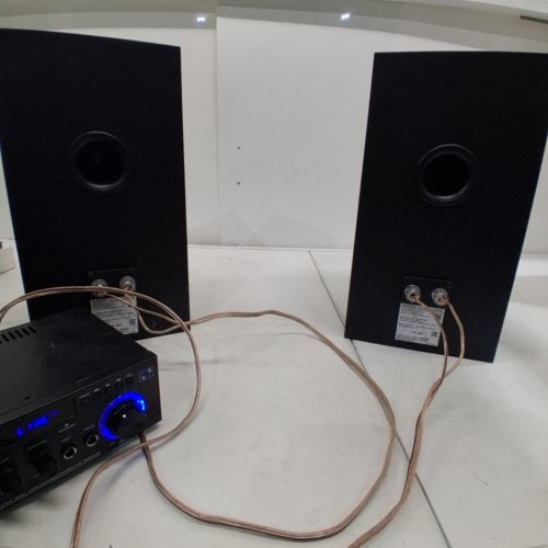2PK SONY 3-WAY BOOKSHELF SPEAKERS - 3/4" SUPER TWEETER 1" TWEETER 5.12" WOOFER - BLACK (MODEL: SS-CS5) image 2