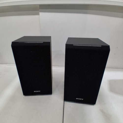 2PK SONY 3-WAY BOOKSHELF SPEAKERS - 3/4" SUPER TWEETER 1" TWEETER 5.12" WOOFER - BLACK (MODEL: SS-CS5) image 3
