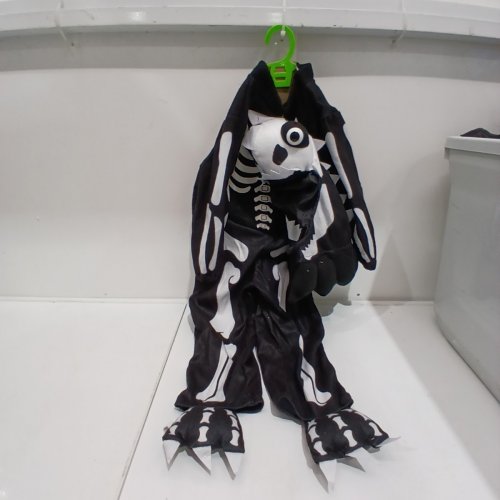 RUBIES TODDLER SKELESAURUS SKELETON DINOSAUR COSTUME - 2T - BLACK AND WHITE image 2