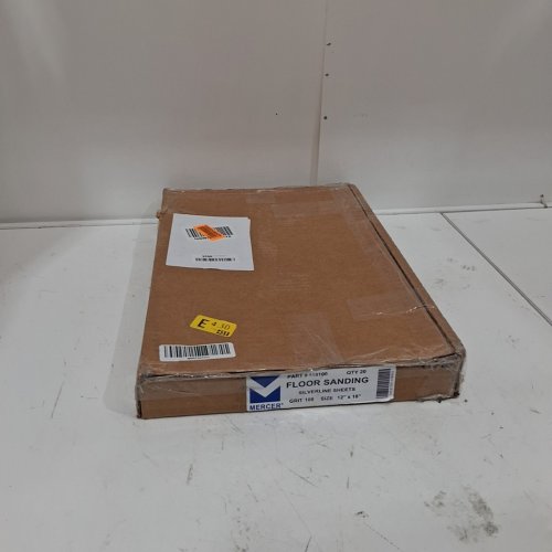 10PK MERCER INDUSTRIES SILICONE CARBIDE 100 GRIT FLOOR SAND PAPER - 12" X 18" - BLACK - (MODEL: 418100) image 3