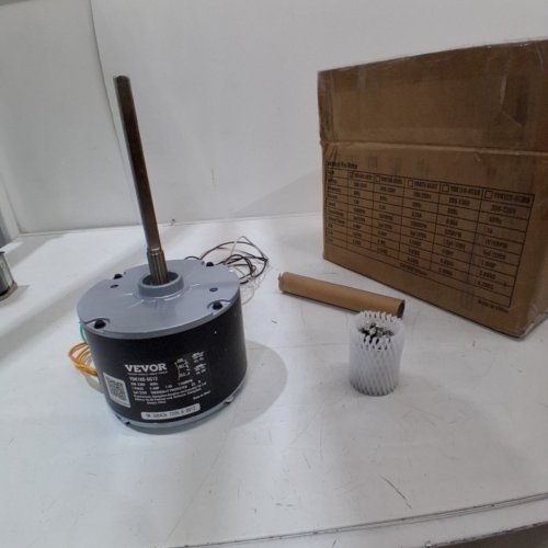 OEM UPGRADED CONDENSER FAN MOTOR - 1/4 HP 1100RPM - 180W (MODEL : YDK180-6G12) image 2