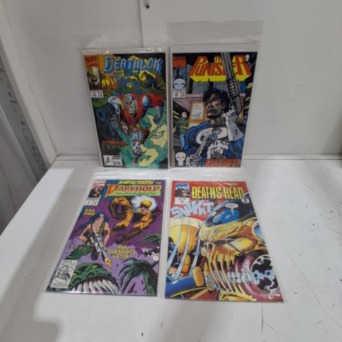 4 ASSTD MARVEL COMIC BOOKS - DEATH'S HEAD II #2, DARKHOLD #4, PUNISHER #63, DEATHLOK #22 - VARIOUS AUTHORS image 2